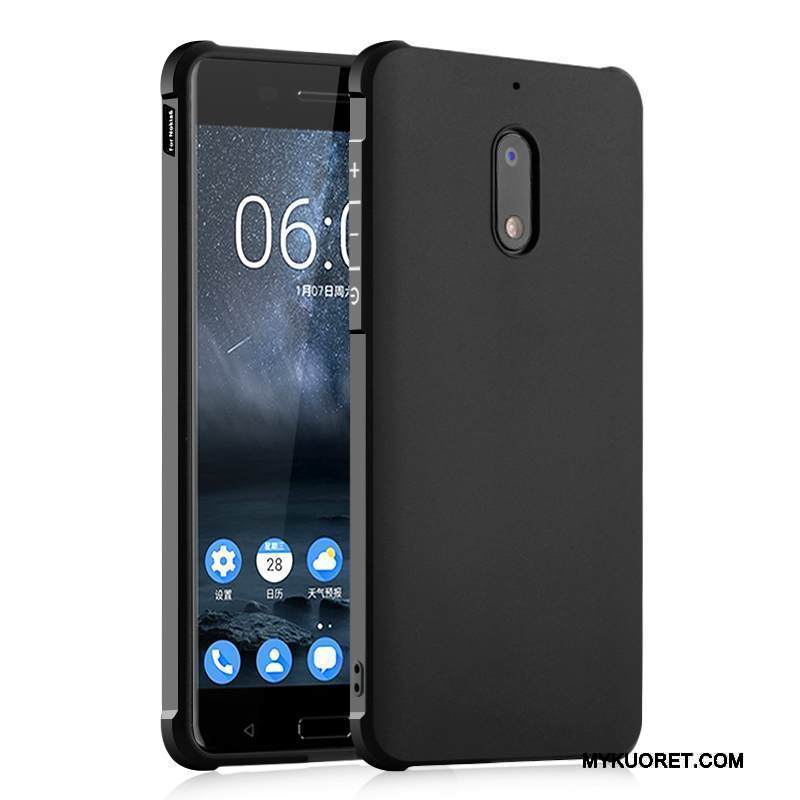 Kuori Nokia 6 Laukut Vaalean Murtumaton, Kotelo Nokia 6 Silikoni Liiketoiminta Harmaa
