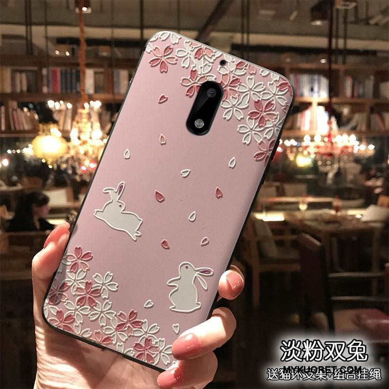 Kuori Nokia 6 Luova Persoonallisuus Puhelimen Kuoret, Kotelo Nokia 6 Laukut Trendi Ripustettavat Koristeet