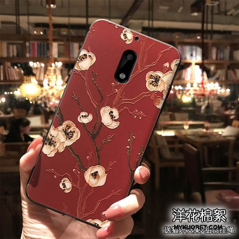 Kuori Nokia 6 Luova Persoonallisuus Puhelimen Kuoret, Kotelo Nokia 6 Laukut Trendi Ripustettavat Koristeet