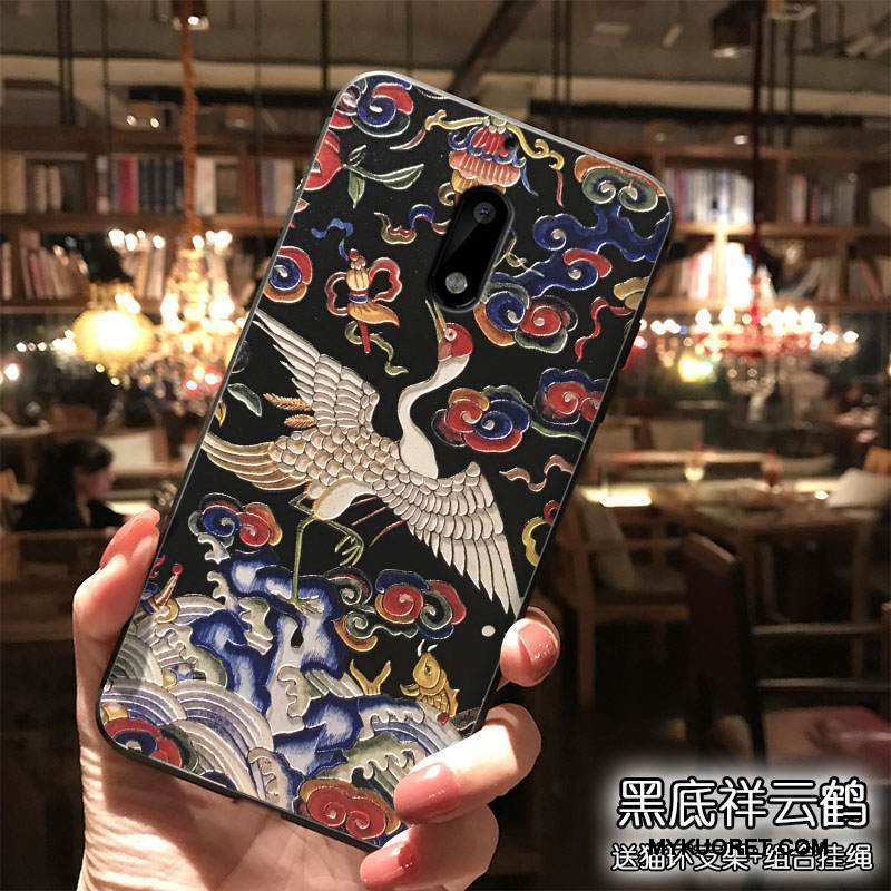 Kuori Nokia 6 Luova Persoonallisuus Puhelimen Kuoret, Kotelo Nokia 6 Laukut Trendi Ripustettavat Koristeet