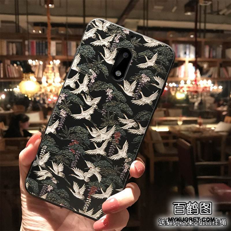 Kuori Nokia 6 Luova Persoonallisuus Puhelimen Kuoret, Kotelo Nokia 6 Laukut Trendi Ripustettavat Koristeet