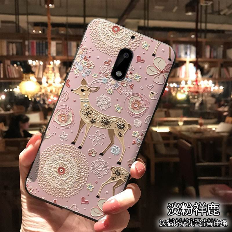 Kuori Nokia 6 Luova Persoonallisuus Puhelimen Kuoret, Kotelo Nokia 6 Laukut Trendi Ripustettavat Koristeet