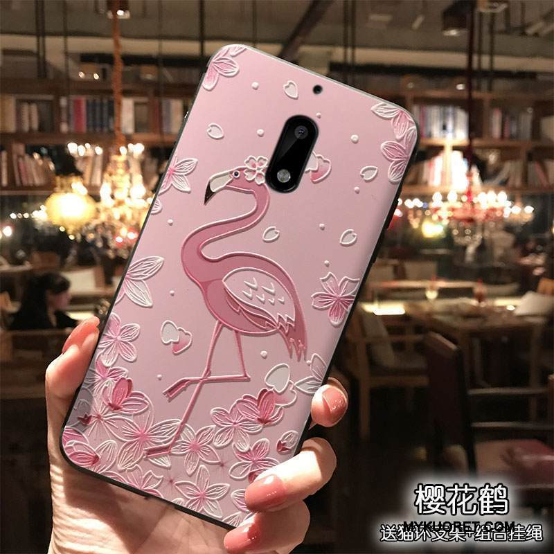 Kuori Nokia 6 Luova Persoonallisuus Puhelimen Kuoret, Kotelo Nokia 6 Laukut Trendi Ripustettavat Koristeet