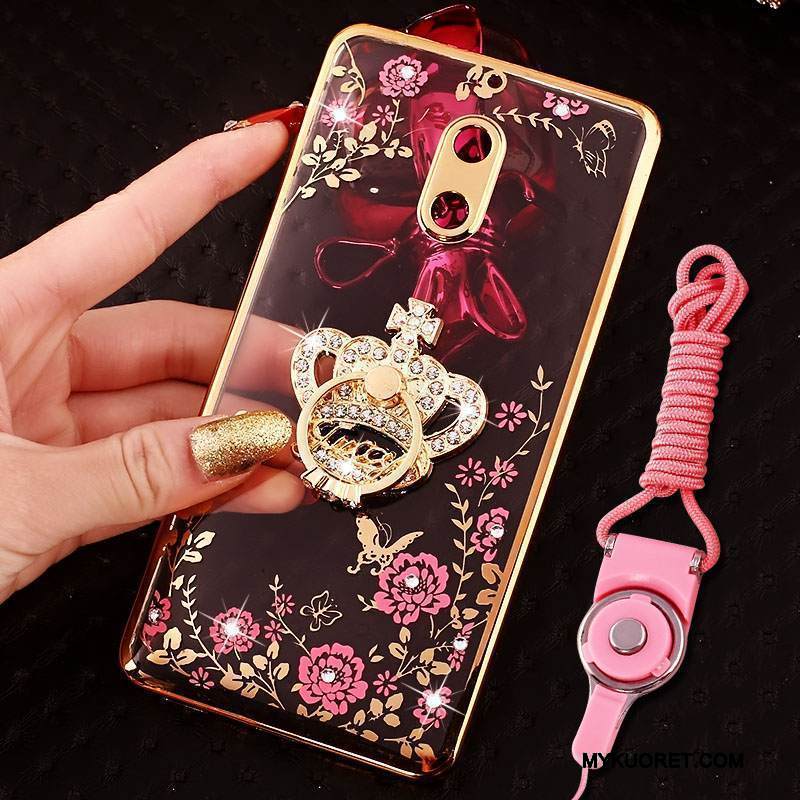 Kuori Nokia 6 Luova Puhelimen Kuoret Jauhe, Kotelo Nokia 6 Strassi Trendi Rengas