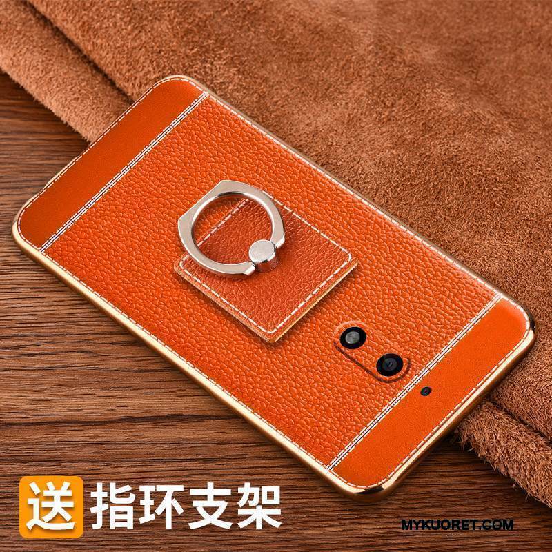 Kuori Nokia 6 Nahka Kukkakuvio Trendi, Kotelo Nokia 6 Suojaus Persoonallisuus Puhelimen Kuoret