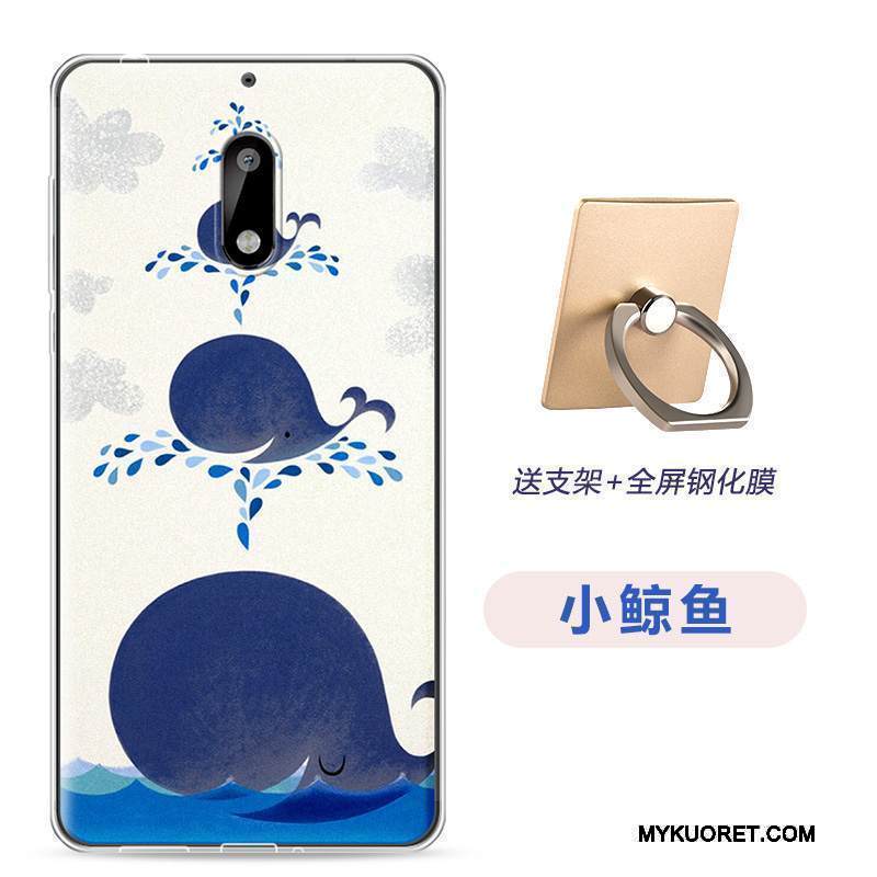 Kuori Nokia 6 Pehmeä Neste Jauhe Ultra, Kotelo Nokia 6 Monivärinen Ohut Puhelimen Kuoret