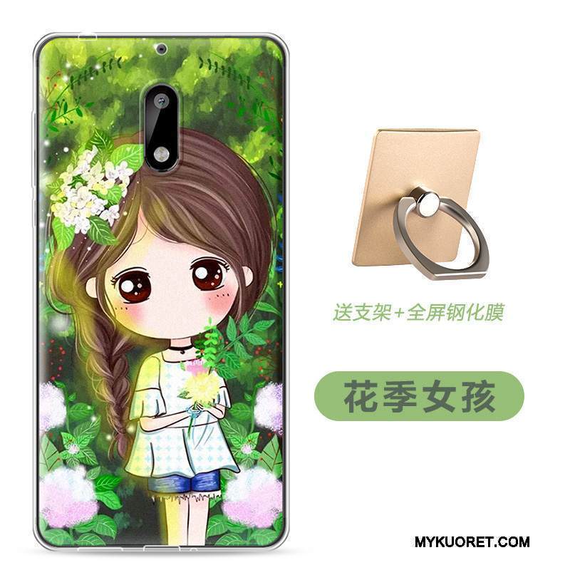 Kuori Nokia 6 Pehmeä Neste Jauhe Ultra, Kotelo Nokia 6 Monivärinen Ohut Puhelimen Kuoret