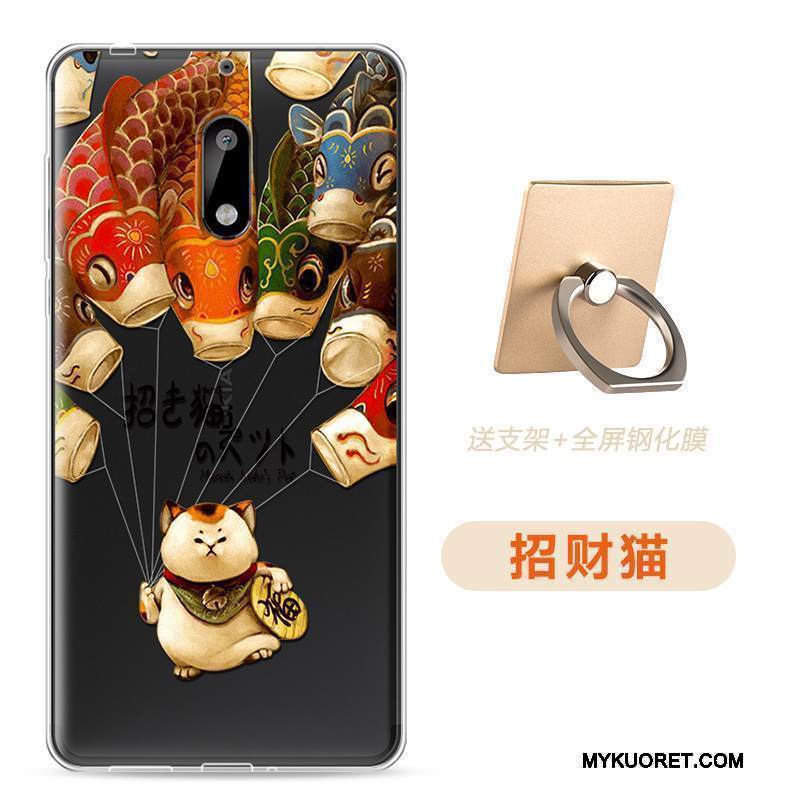 Kuori Nokia 6 Pehmeä Neste Jauhe Ultra, Kotelo Nokia 6 Monivärinen Ohut Puhelimen Kuoret