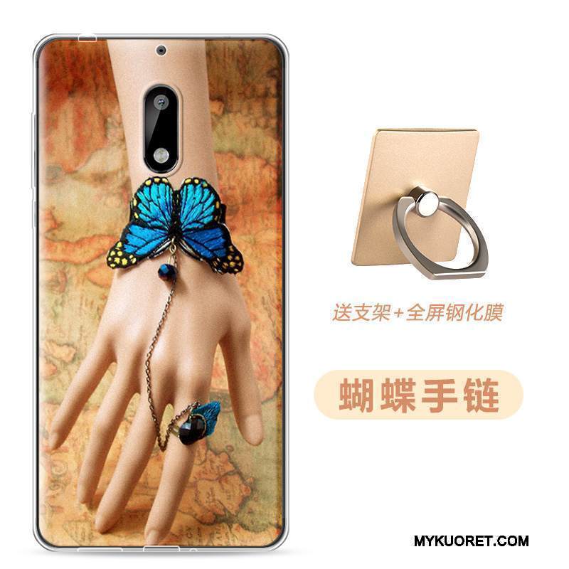 Kuori Nokia 6 Pehmeä Neste Jauhe Ultra, Kotelo Nokia 6 Monivärinen Ohut Puhelimen Kuoret