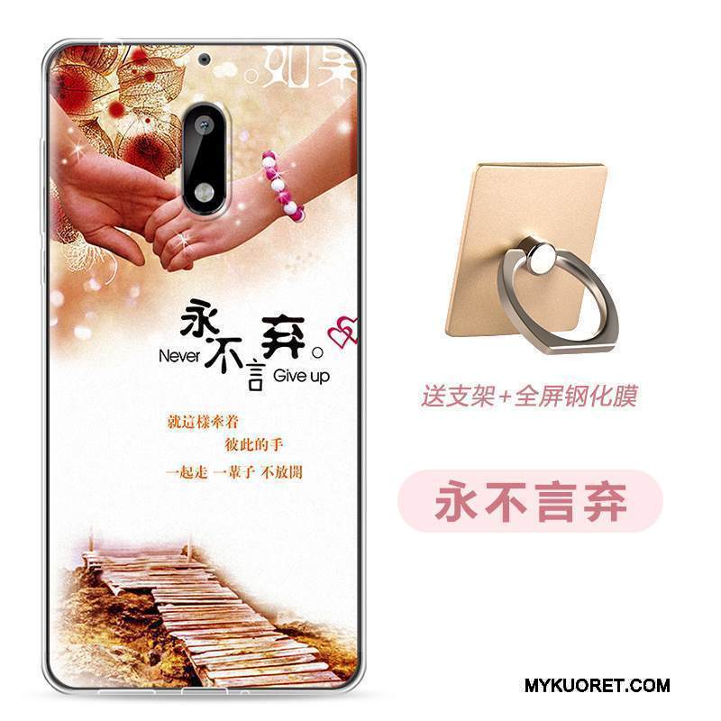 Kuori Nokia 6 Pehmeä Neste Jauhe Ultra, Kotelo Nokia 6 Monivärinen Ohut Puhelimen Kuoret