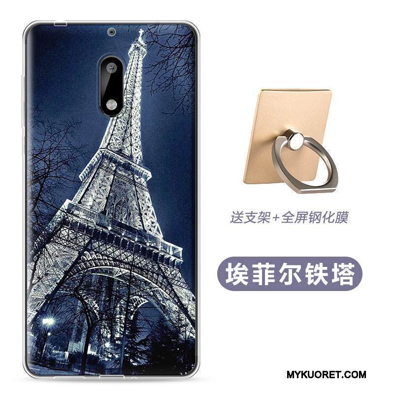 Kuori Nokia 6 Pehmeä Neste Jauhe Ultra, Kotelo Nokia 6 Monivärinen Ohut Puhelimen Kuoret