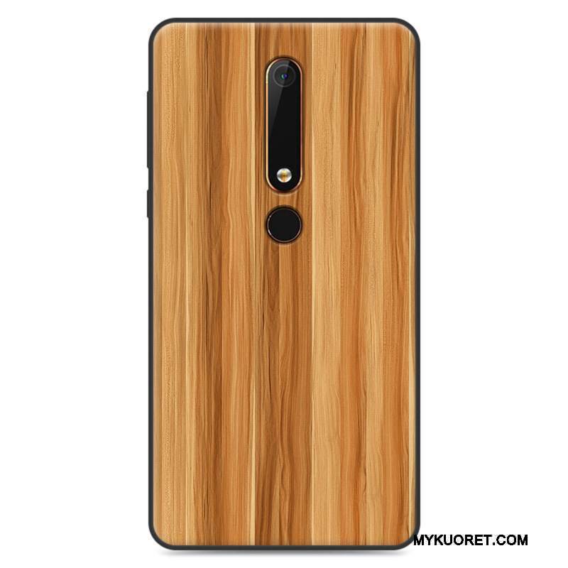 Kuori Nokia 6 Pehmeä Neste Puhelimen Kuoret Murtumaton, Kotelo Nokia 6 Vuosikerta Valkoinen