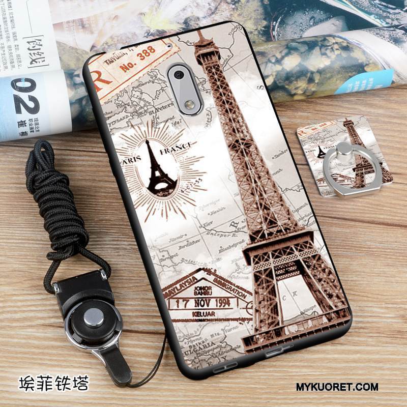 Kuori Nokia 6 Pehmeä Neste Puhelimen Kuoret Oranssi, Kotelo Nokia 6 Silikoni Eurooppa Murtumaton