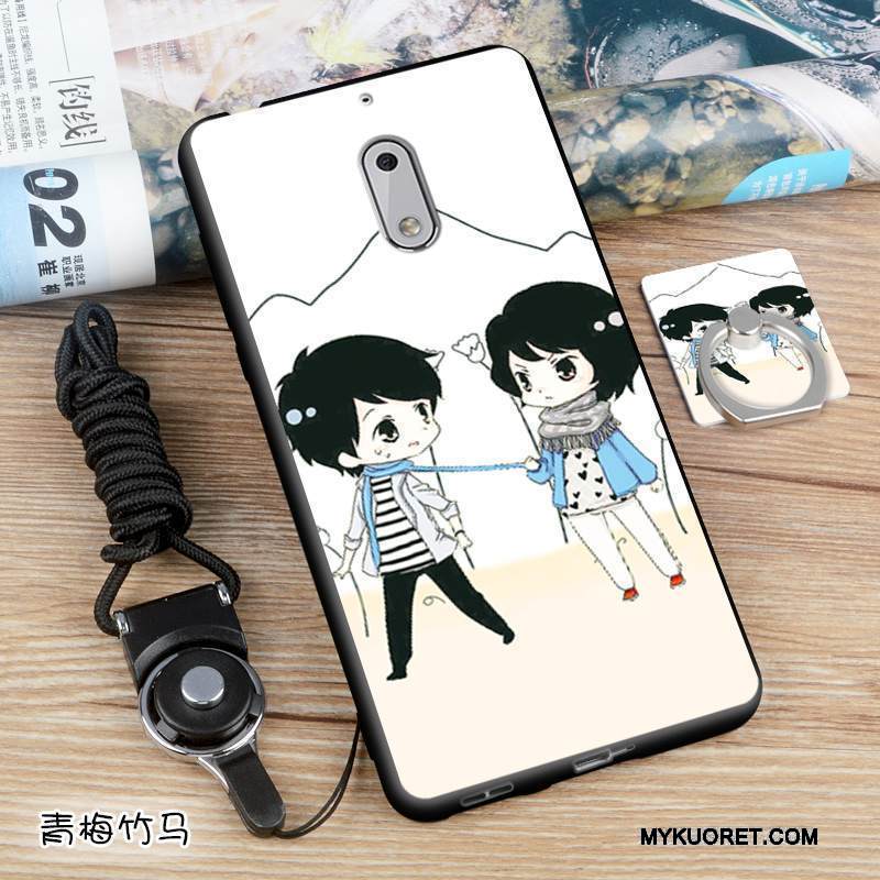 Kuori Nokia 6 Pehmeä Neste Puhelimen Kuoret Oranssi, Kotelo Nokia 6 Silikoni Eurooppa Murtumaton