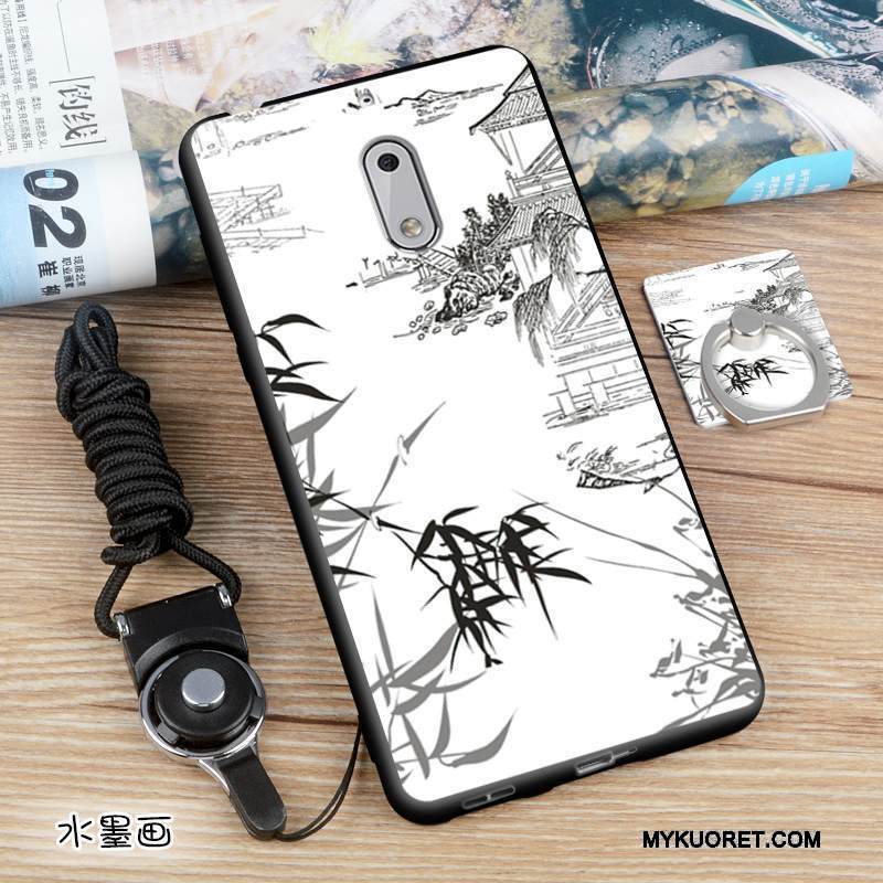 Kuori Nokia 6 Pehmeä Neste Puhelimen Kuoret Oranssi, Kotelo Nokia 6 Silikoni Eurooppa Murtumaton