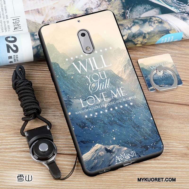 Kuori Nokia 6 Pehmeä Neste Puhelimen Kuoret Oranssi, Kotelo Nokia 6 Silikoni Eurooppa Murtumaton