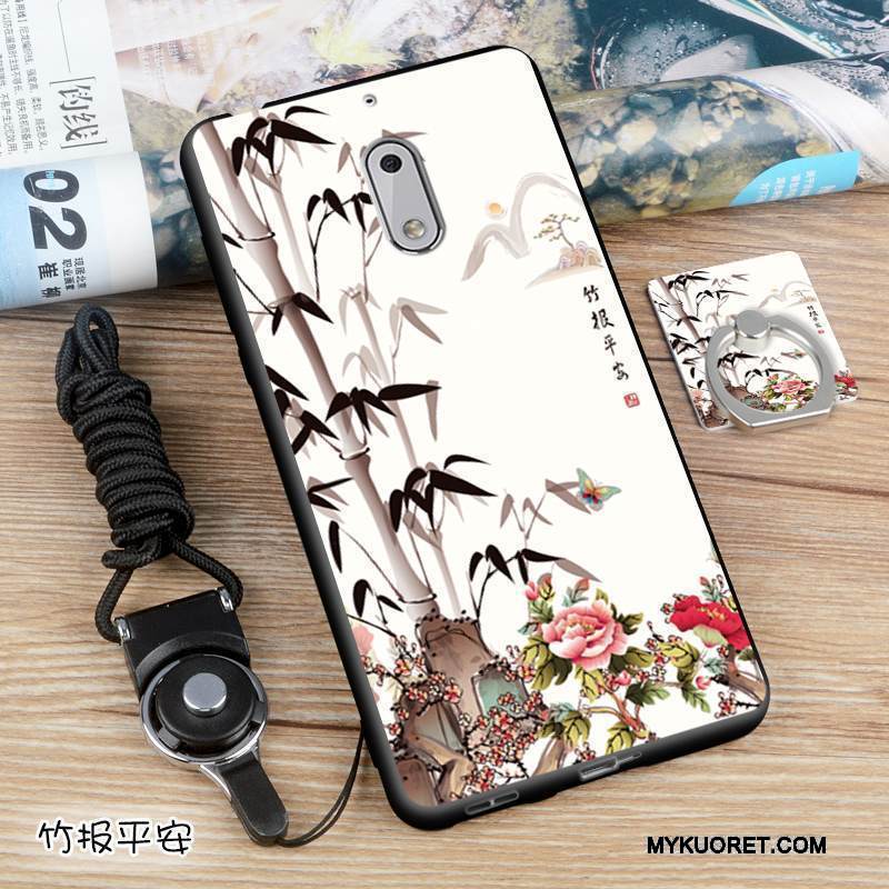 Kuori Nokia 6 Pehmeä Neste Puhelimen Kuoret Oranssi, Kotelo Nokia 6 Silikoni Eurooppa Murtumaton