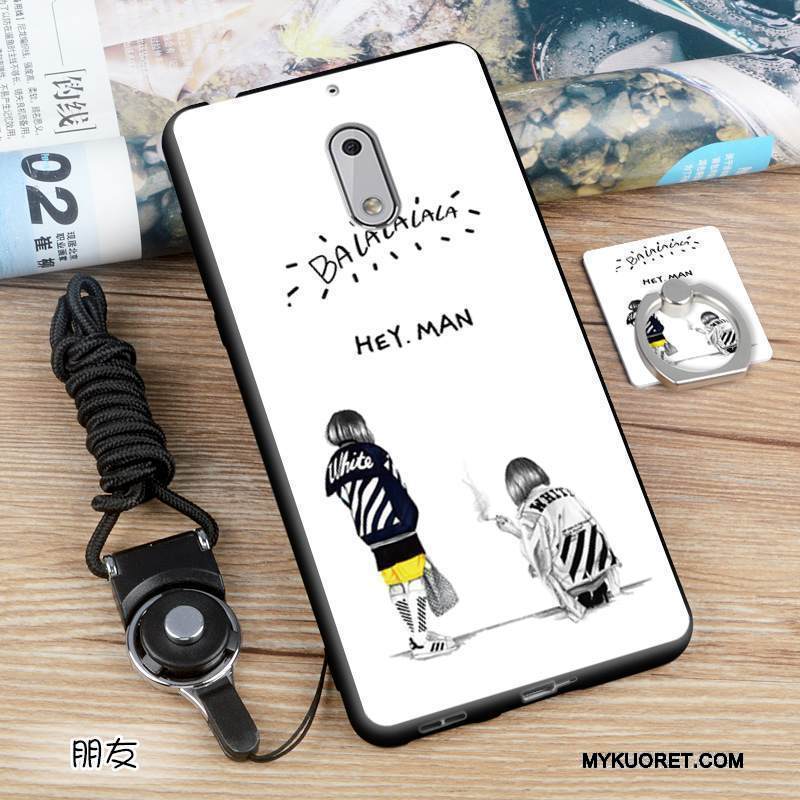 Kuori Nokia 6 Pehmeä Neste Puhelimen Kuoret Oranssi, Kotelo Nokia 6 Silikoni Eurooppa Murtumaton