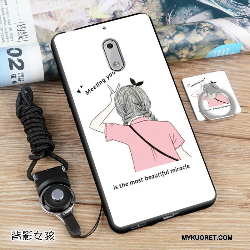 Kuori Nokia 6 Pehmeä Neste Puhelimen Kuoret Oranssi, Kotelo Nokia 6 Silikoni Eurooppa Murtumaton