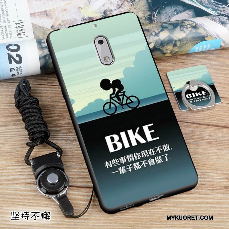 Kuori Nokia 6 Pehmeä Neste Puhelimen Kuoret Oranssi, Kotelo Nokia 6 Silikoni Eurooppa Murtumaton