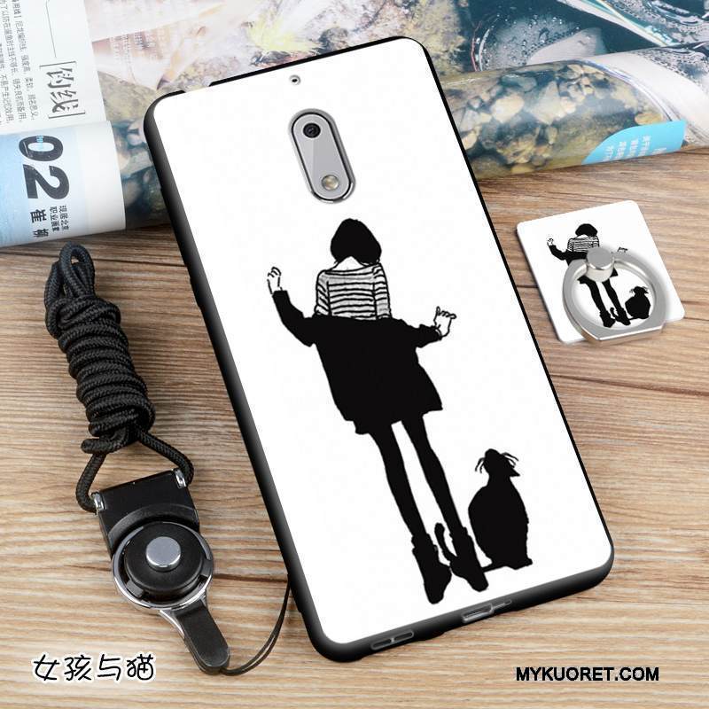 Kuori Nokia 6 Pehmeä Neste Puhelimen Kuoret Oranssi, Kotelo Nokia 6 Silikoni Eurooppa Murtumaton