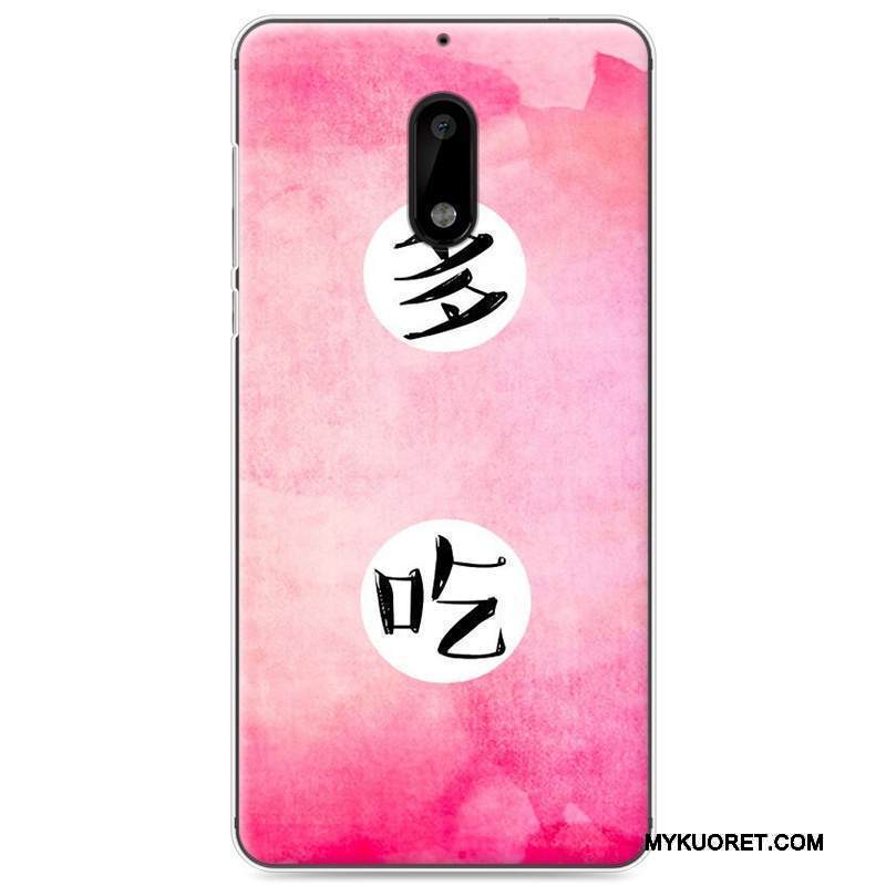 Kuori Nokia 6 Pehmeä Neste Puhelimen Kuoret Trendi, Kotelo Nokia 6 Suojaus Vaaleansininen Rakastunut