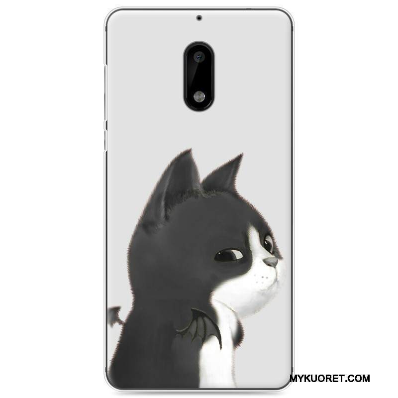 Kuori Nokia 6 Pehmeä Neste Puhelimen Kuoret Trendi, Kotelo Nokia 6 Suojaus Vaaleansininen Rakastunut