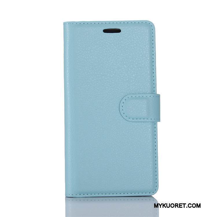 Kuori Nokia 6 Salkku Kortti Puhelimen Kuoret, Kotelo Nokia 6 Nahka Murtumaton Sininen