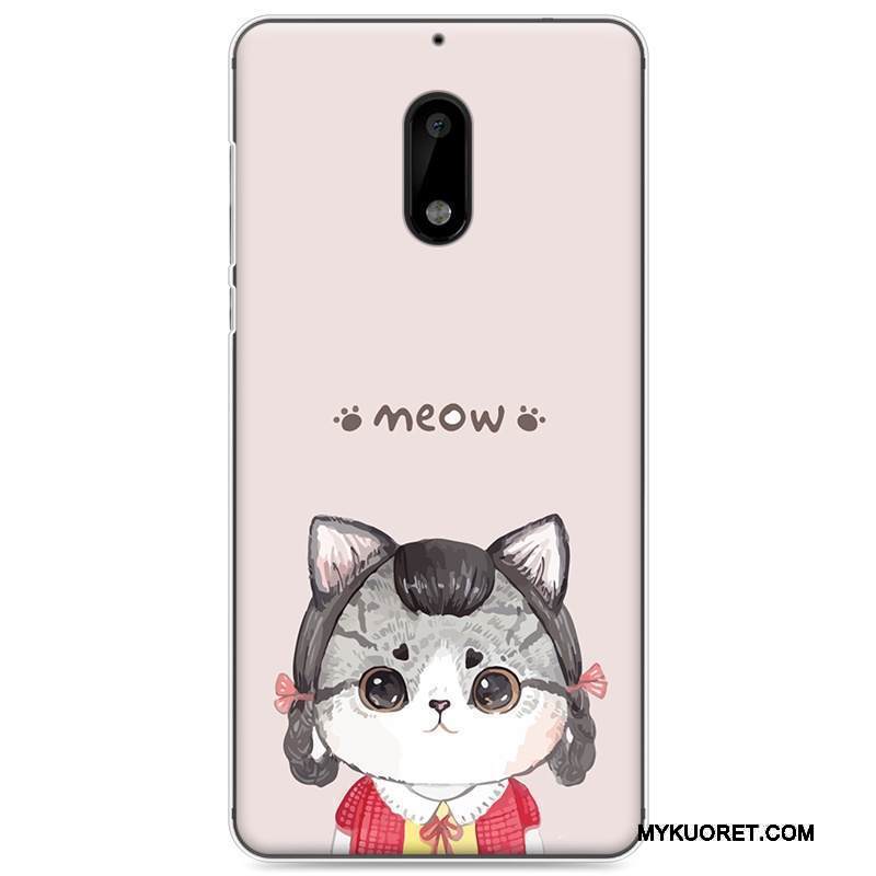 Kuori Nokia 6 Sarjakuva Trendi Vihreä, Kotelo Nokia 6 Suojaus Puhelimen Kuoret Murtumaton