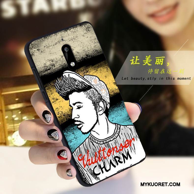 Kuori Nokia 6 Silikoni Valkoinen Yksinkertainen, Kotelo Nokia 6 Pehmeä Neste Puhelimen Kuoret Punainen