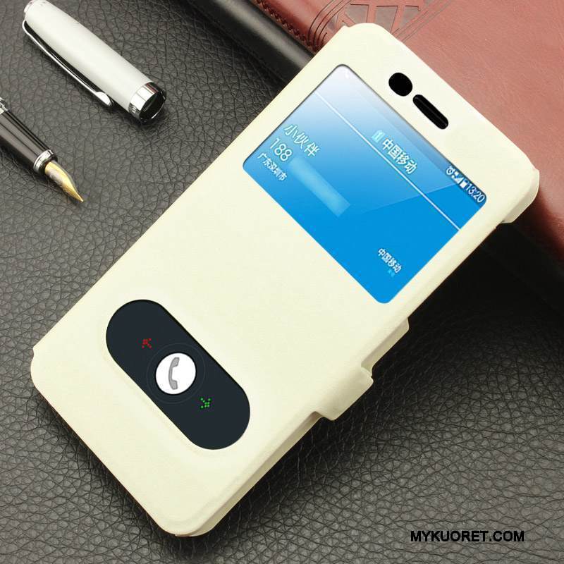 Kuori Nokia 6 Suojaus Puhelimen Kuoret Keltainen, Kotelo Nokia 6 Nahka