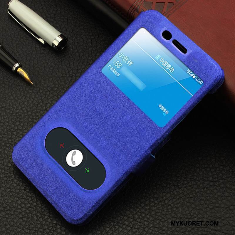 Kuori Nokia 6 Suojaus Puhelimen Kuoret Keltainen, Kotelo Nokia 6 Nahka