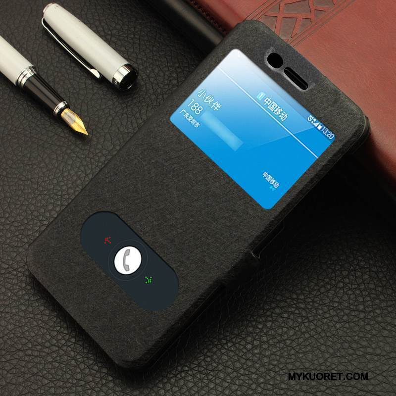 Kuori Nokia 6 Suojaus Puhelimen Kuoret Keltainen, Kotelo Nokia 6 Nahka