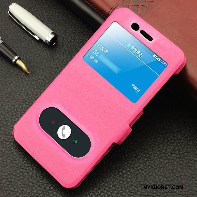 Kuori Nokia 6 Suojaus Puhelimen Kuoret Keltainen, Kotelo Nokia 6 Nahka