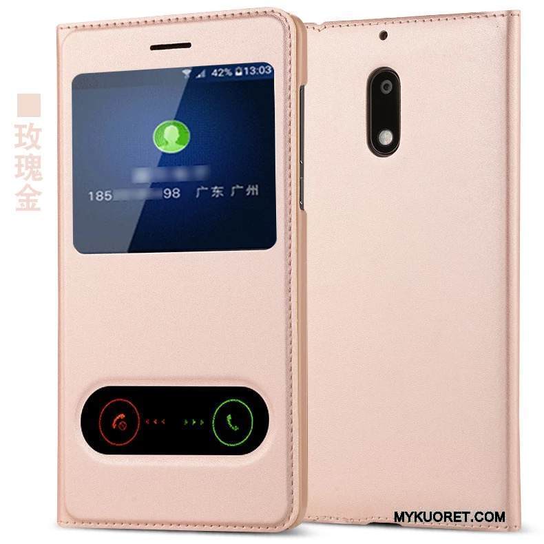 Kuori Nokia 6 Suojaus Puhelimen Kuoret Ultra, Kotelo Nokia 6 Laukut Kulta Murtumaton