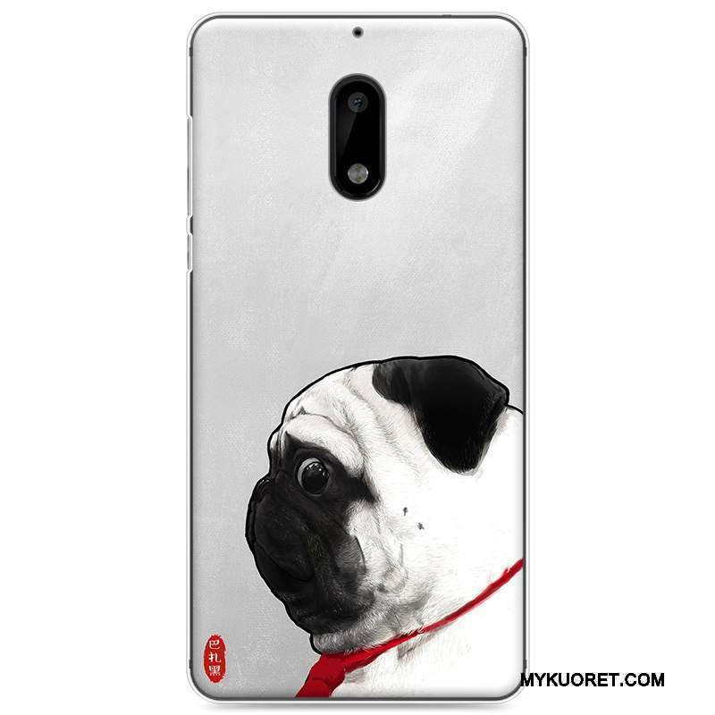 Kuori Nokia 6 Suojaus Vihreä Puhelimen Kuoret, Kotelo Nokia 6 Laukut Rakastunut