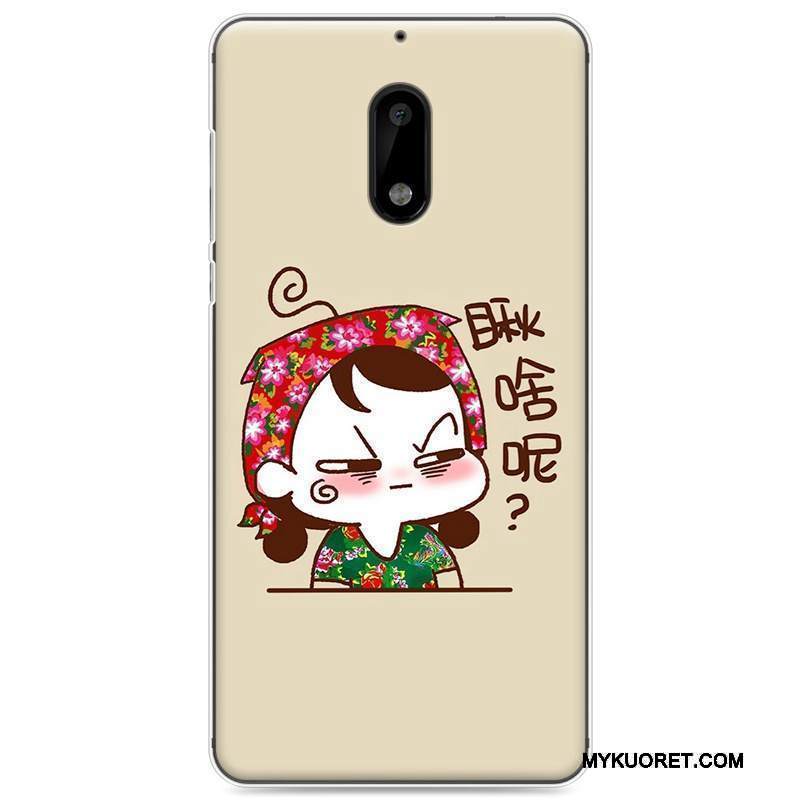 Kuori Nokia 6 Suojaus Vihreä Puhelimen Kuoret, Kotelo Nokia 6 Laukut Rakastunut