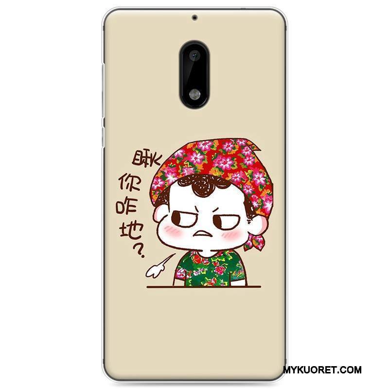 Kuori Nokia 6 Suojaus Vihreä Puhelimen Kuoret, Kotelo Nokia 6 Laukut Rakastunut