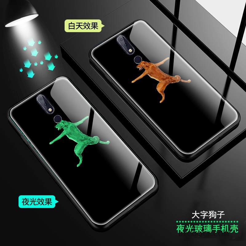 Kuori Nokia 7.1 Kirkas Puhelimen Kuoret, Kotelo Nokia 7.1 Lasi Koira