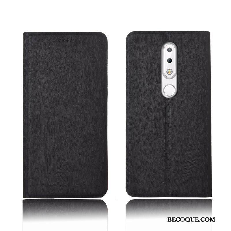 Kuori Nokia 7.1 Pehmeä Neste Puu Kukkakuvio, Kotelo Nokia 7.1 Kuoret Sininen Puhelimen Kuoret