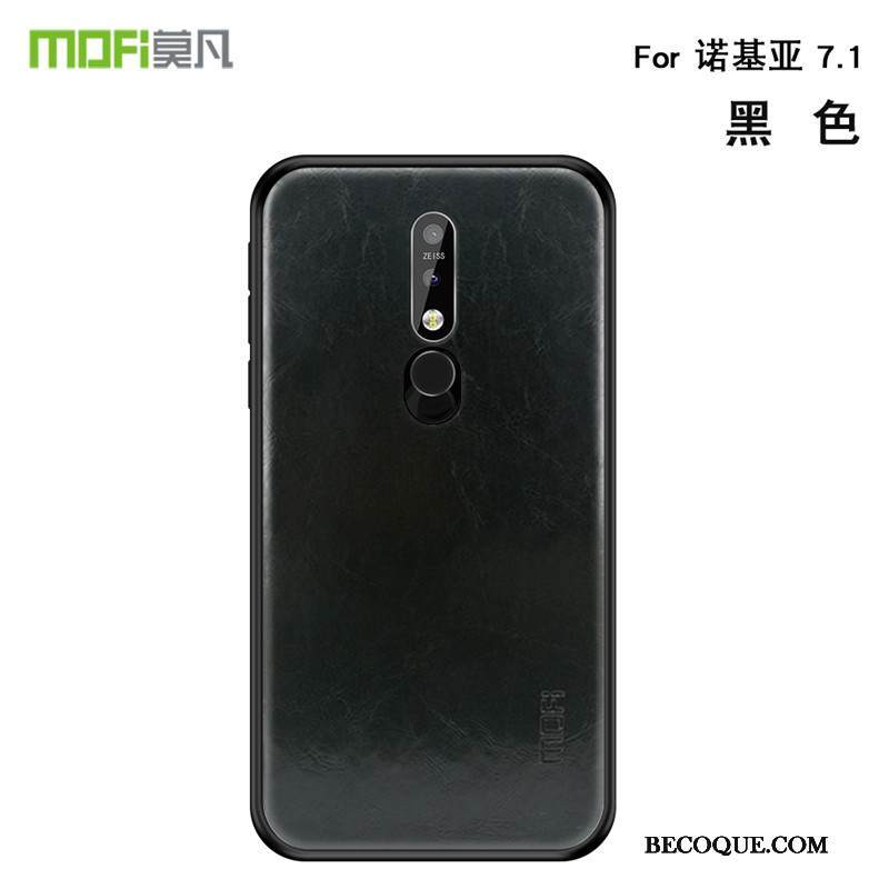 Kuori Nokia 7.1 Pehmeä Neste Vaalean Kalvo, Kotelo Nokia 7.1 Laukut Puhelimen Kuoret