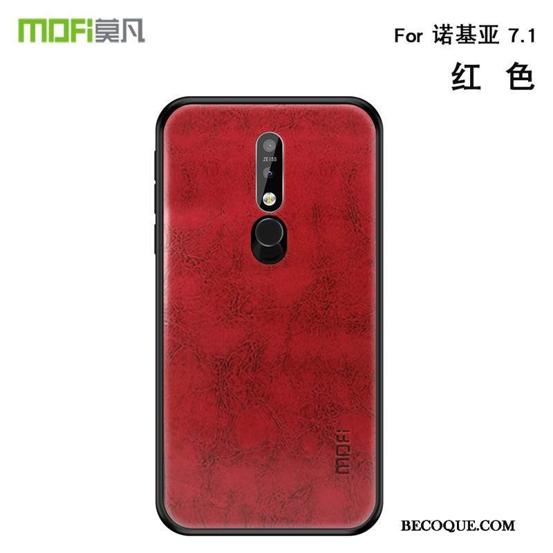 Kuori Nokia 7.1 Pehmeä Neste Vaalean Kalvo, Kotelo Nokia 7.1 Laukut Puhelimen Kuoret