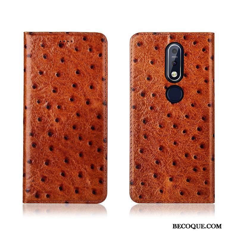 Kuori Nokia 7.1 Suojaus Kukkakuvio Puhelimen Kuoret, Kotelo Nokia 7.1 Laukut Murtumaton Lintu