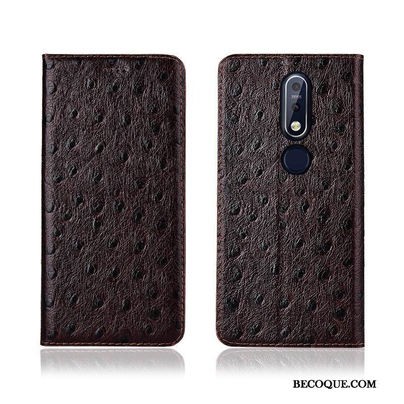 Kuori Nokia 7.1 Suojaus Kukkakuvio Puhelimen Kuoret, Kotelo Nokia 7.1 Laukut Murtumaton Lintu