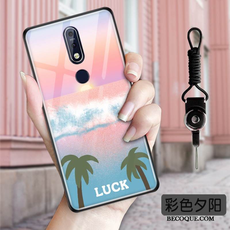 Kuori Nokia 7.1 Suojaus Lasi Jauhe, Kotelo Nokia 7.1 Kustannukset Suuntaus