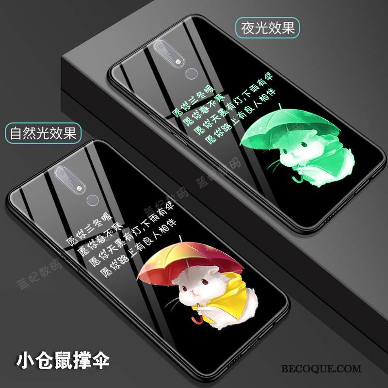 Kuori Nokia 7.1 Timantti Pieni, Kotelo Nokia 7.1 Vihreä Musta