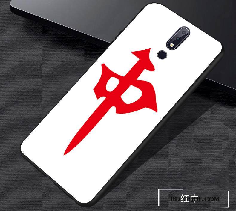 Kuori Nokia 7.1 Valkoinen Puhelimen Kuoret, Kotelo Nokia 7.1