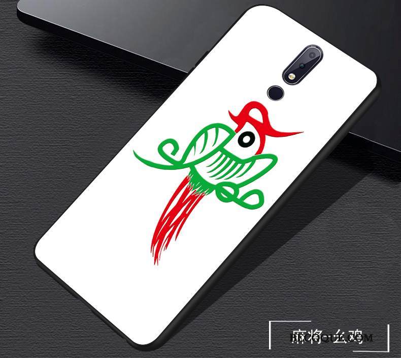 Kuori Nokia 7.1 Valkoinen Puhelimen Kuoret, Kotelo Nokia 7.1