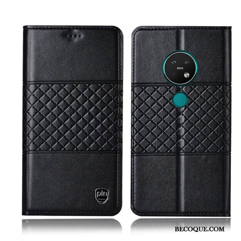 Kuori Nokia 7.2 Laukut Keltainen Puhelimen Kuoret, Kotelo Nokia 7.2 Kuoret Ruudukko Murtumaton