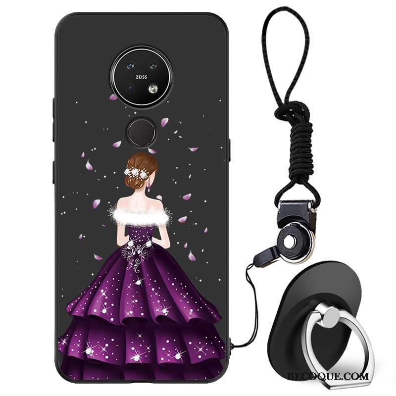 Kuori Nokia 7.2 Laukut Musta Pieni, Kotelo Nokia 7.2 Tila Puhelimen Kuoret Murtumaton